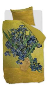 Beddinghouse x Van Gogh Dekbedovertrek Irises Yellow 140x220 cm
